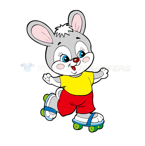 Rabbit Iron-on Stickers (Heat Transfers)NO.8924